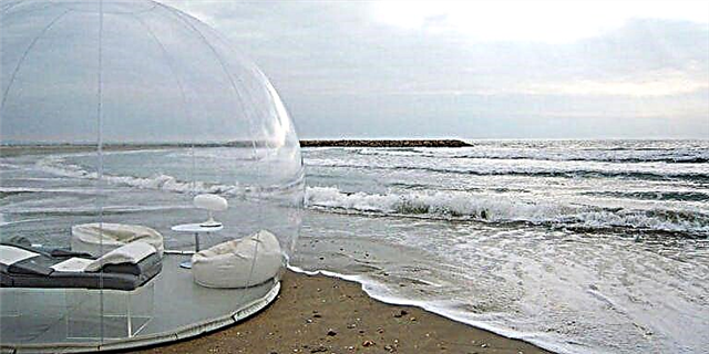 Esta carpa de burbullas intelixente permítelle gozar das mellores vistas da natureza