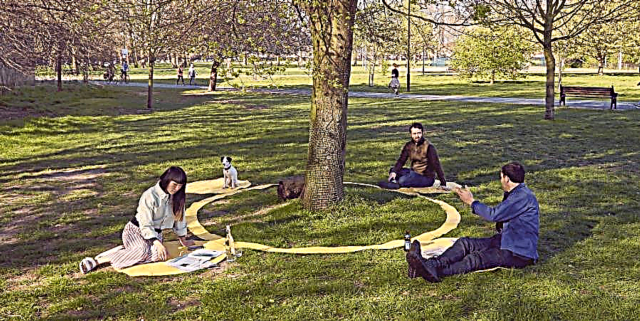 Este deseño de manta de picnic axudará a distancia social este verán