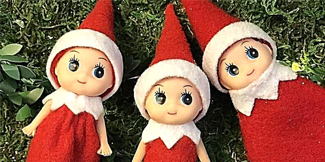Dálle ao seu elfo no andel Algunha compañía con estes bebés de elfos
