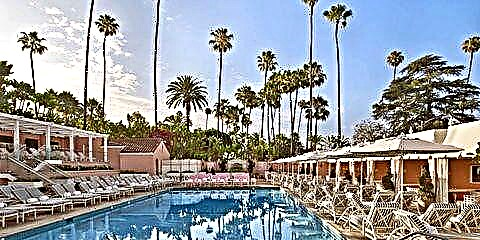Die Beverly Hills Hotel-swembad kry 'n gesiglift