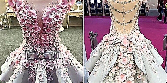 Esta torta de vestido de noiva podería ser máis fermosa que un vestido de noiva real