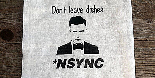 Os afeccionados desordenados * Os fans de NSYNC precisan esta toalla de prato Hilario