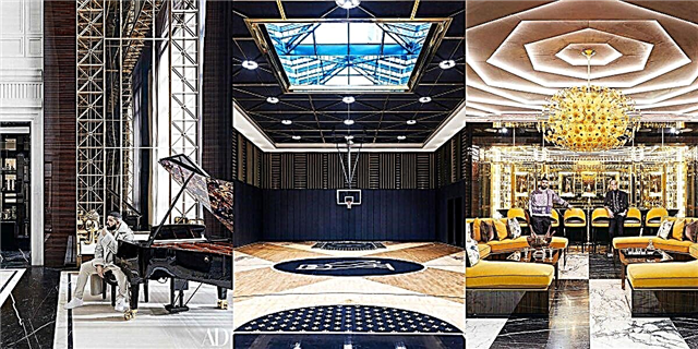 Drake-ko Toronto Jauregiak NBA-Sized Saskibaloi kantxa eta 20.000 pieza Swarovski kristalezko kandela ditu