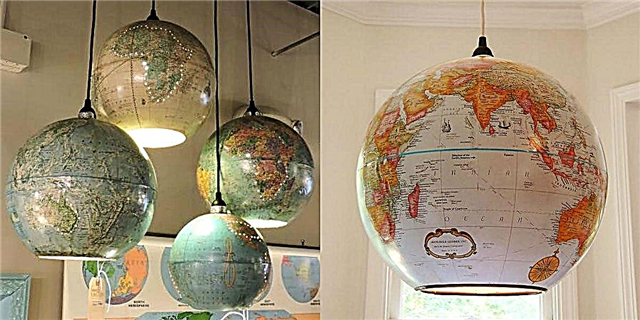 Fólk umbreytir vintage globes í hengiljósum og árangurinn er töfrandi