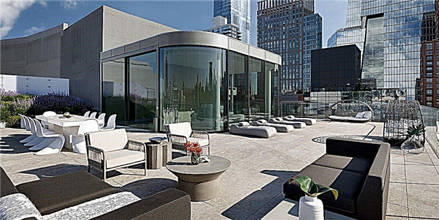 Zaha Hadid-ek diseinatutako hiru mailako penthouse bat New York hirian dago