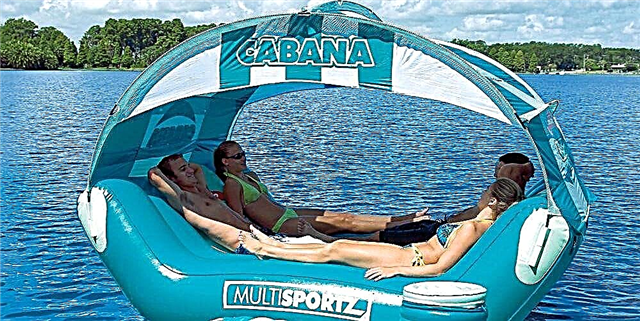 SportsStuff Cabana Islander Float нь задгай усан дээр сүүдэрт үлдэх нууц юм