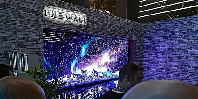 Ky TV gjigant Samsung është aq i madh sa Muri juaj i Gjithë