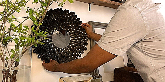 طراح میکل وچ با استفاده از قاشق پلاستیکی یک آینه گران بها می کند