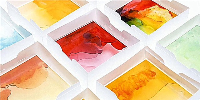 Գունավոր արջուկներից պատրաստված վիտրաժների պատուհան
