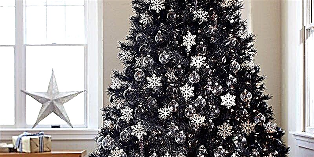 As árbores de Nadal negras son a última tendencia na decoración das vacacións