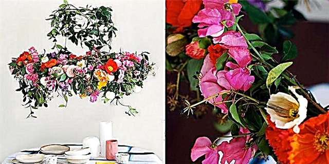 لوسترهای گلدار DIY در حال گذر از اتاقهای ناهار خوری هستند