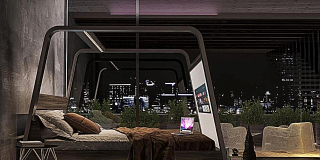 Има нов паметен кревет со ТВ екран на екран од 70 инчи, прикачен на него, совршен за сите наши потреби