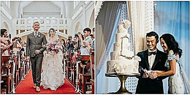 This Bride Wore 5 Mga kamangha-manghang mga Damit sa kanyang Kasal