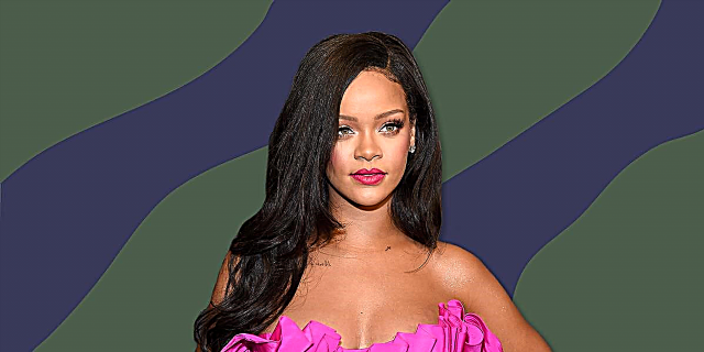 Rihanna, aftidan, bizga bog'ni beradi va men shu yerdaman