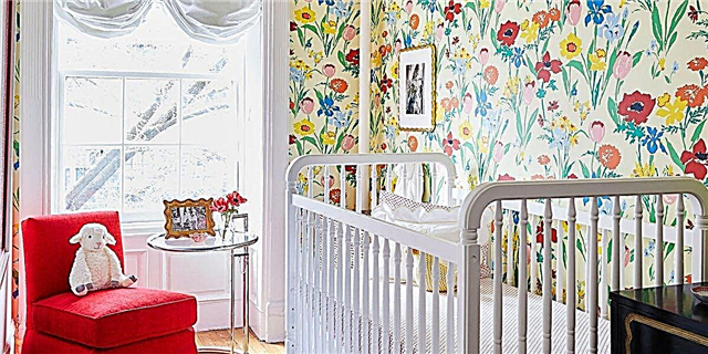 Vintage Wallpaper များသည် Teeny NYC Space ကို Perfect Nursery ပြုလုပ်သည်