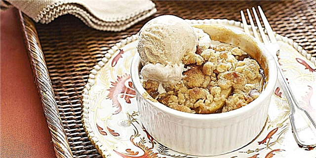 The Ultimate Fall Dessert: Apple-Pear Crumble with Maple-Cinnamon Ice Cream