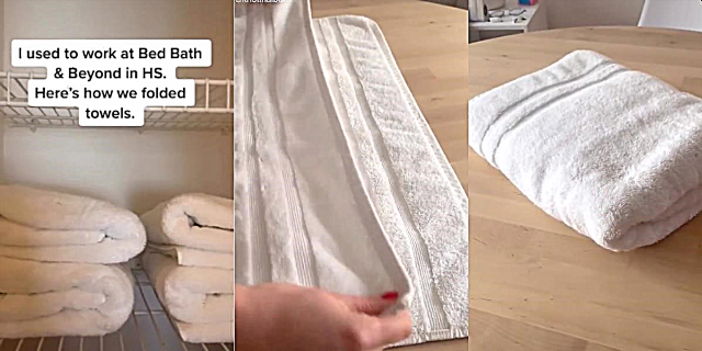 Поранешен кревет за бања и над вработените само ја откри тајната за преклопување на вашите крпи