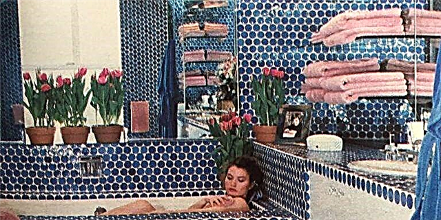 Из архива: Серьезно голубая ванная комната идет за смелых
