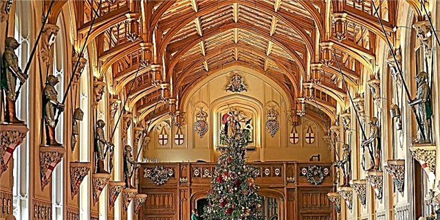 Windsor Tsev fuabtais Christmas Decor Them Nyiaj rau poj huab tais Victoria thiab Prince Albert