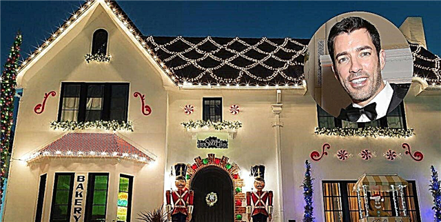 Дом Дрю Скотта и Линды Фан выглядел как настоящий пряничный домик на Рождество