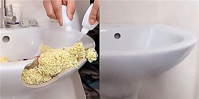 Ju duhet të shihni këtë Video virale të dikujt që rregullon një lavaman të thyer me një pako Ramen Noodle