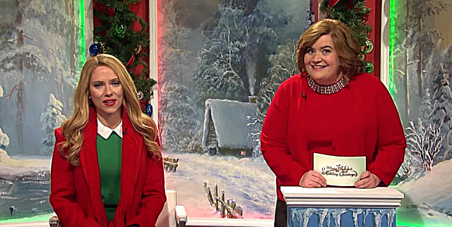 'Saturday Night Live' le Scarlett Johansson Spoof Hallmark Christmas Movies ho Game Show Fomati