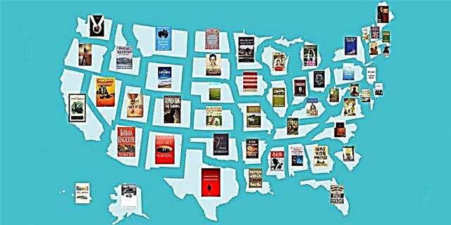 Os libros máis coñecidos establecidos en todos os estados
