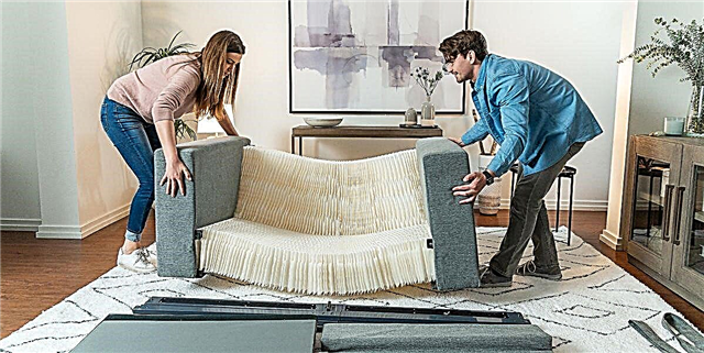 Kjo divan mund të mblidhet nga një person në më pak se 5 minuta
