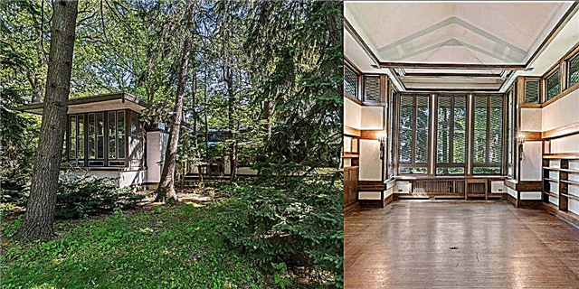 Frank Lloyd Wright's Baker House pa Nyanja ya Michigan IS pa Msika $ 900,000